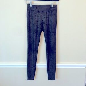 Guess LA Workout Ankle Leggings Black Gray